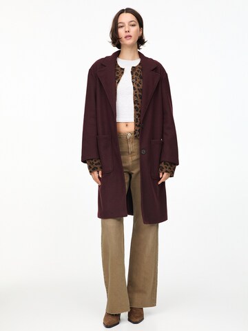Manteau mi-saison Pull&Bear en rouge
