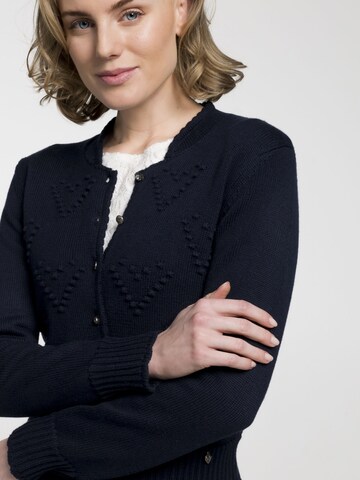 SPIETH & WENSKY Knitted costume cardigan 'Brescia' in Blue