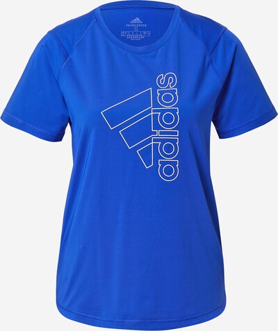 ADIDAS PERFORMANCE T-shirt en bleu / blanc, Vue avec produit