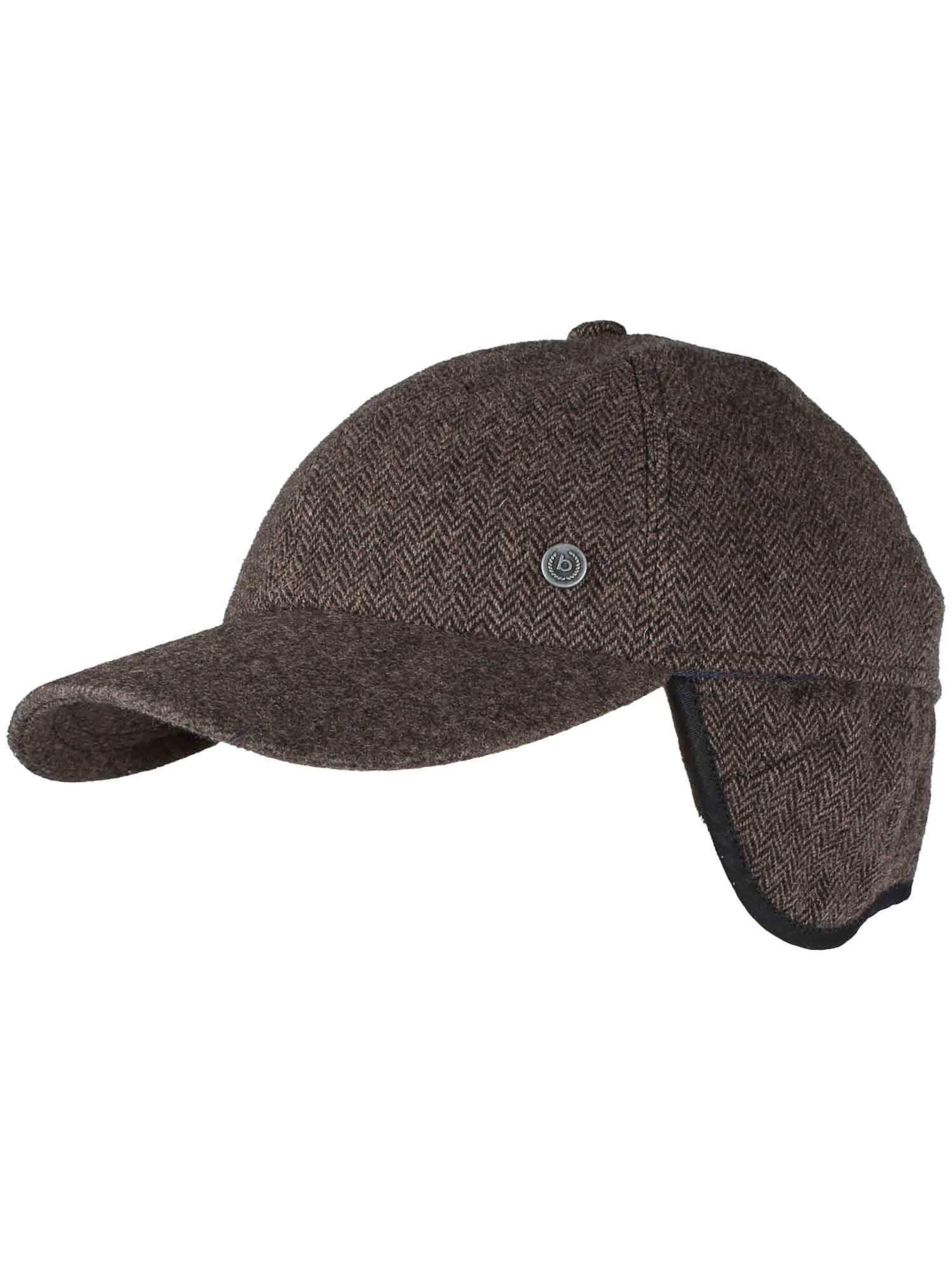 bugatti Cap in Brown: front