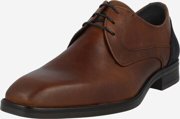 BULLBOXER Lace-Up Shoes in Brown: front