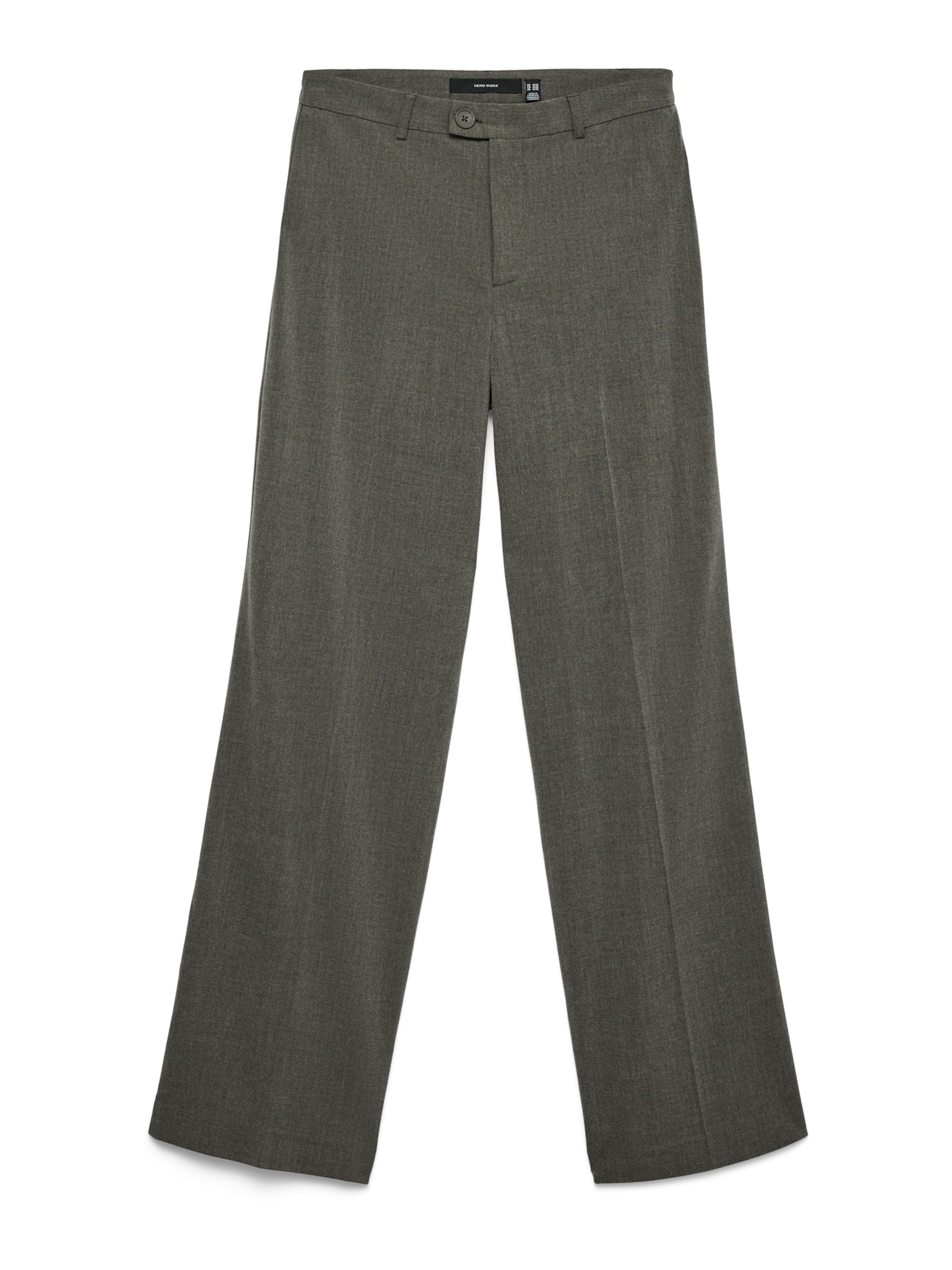 VERO MODA Παντελόνι με τσάκιση 'VMTEXAS' σε γκρι: μπροστά