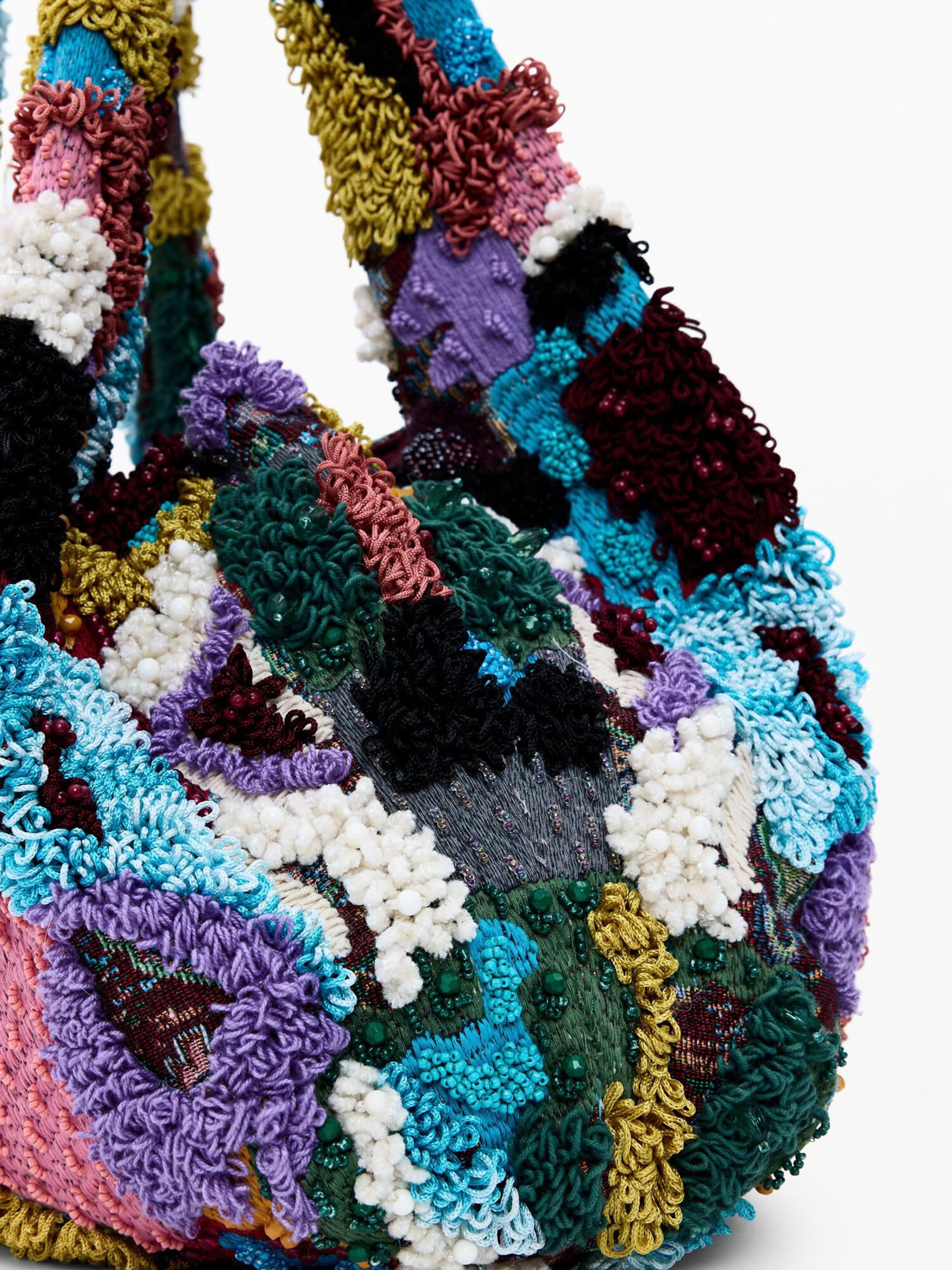 Cabas Desigual en mélange de couleurs