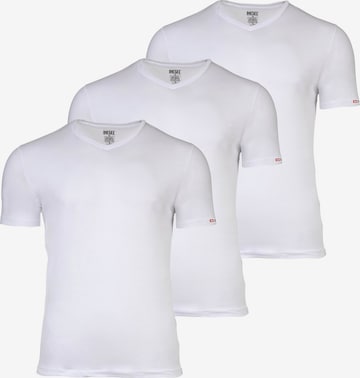 T-Shirt DIESEL en blanc : devant