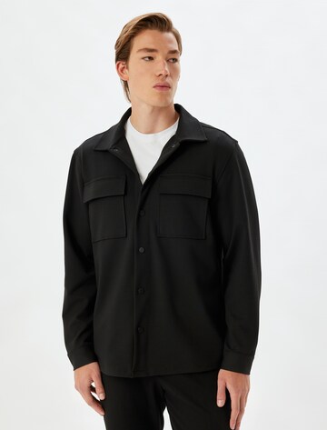 Koton Between-season jacket in Black: front