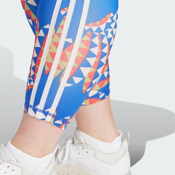 ADIDAS PERFORMANCE Skinny Workout Pants 'FARM Rio ' in Blue