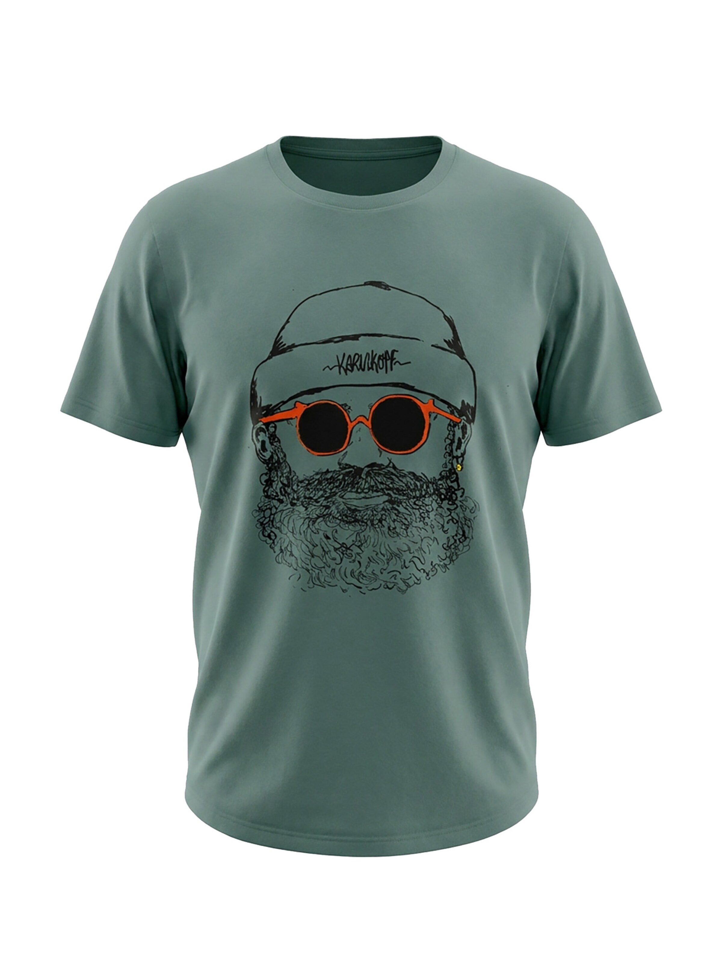 karlskopf Shirt 'HIPSTER' in Green: front