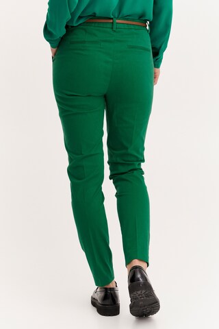 Coupe slim Pantalon chino b.young en vert