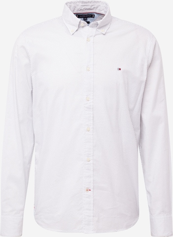 Chemise 'Flex' TOMMY HILFIGER en blanc : devant