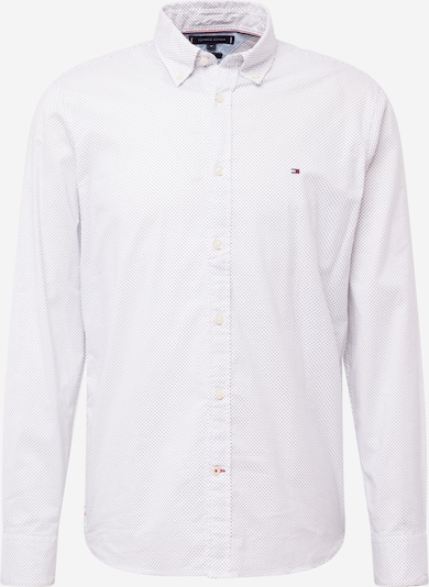 TOMMY HILFIGER Chemise 'Flex' en gris / blanc, Vue avec produit