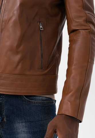 Veste mi-saison Jimmy Sanders en marron