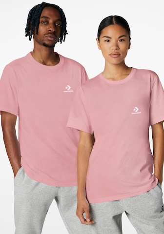 CONVERSE Λειτουργικό μπλουζάκι σε ροζ