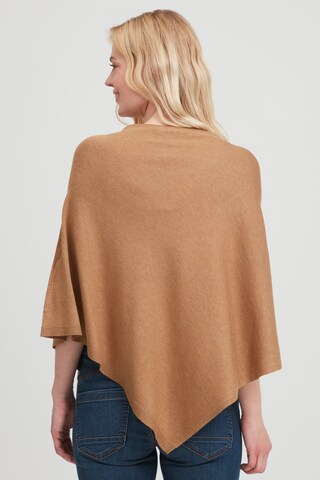 Fransa Poncho 'FAZUBASIC 1' in Braun