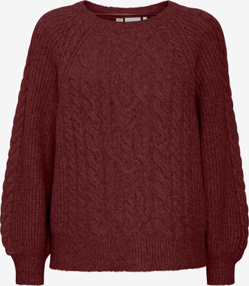 ICHI Sweater in Red: front