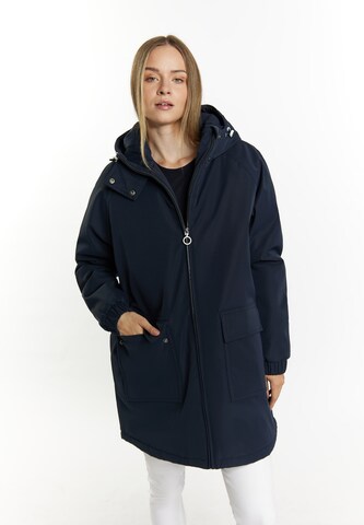 DreiMaster Maritim Winter Jacket in Blue: front