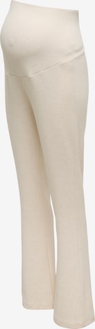 Only MaternityFlared/zvonoliki kroj Tajice 'OLMRITALA' - bež boja: prednji dio