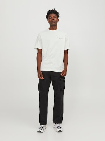 T-Shirt 'TROY' JACK & JONES en blanc