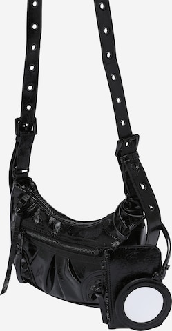 STEVE MADDEN - Bolso de hombro en negro: frente