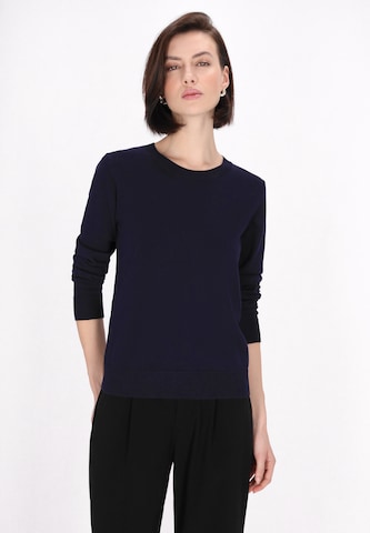 Pull-over usha BLACK LABEL en bleu : devant