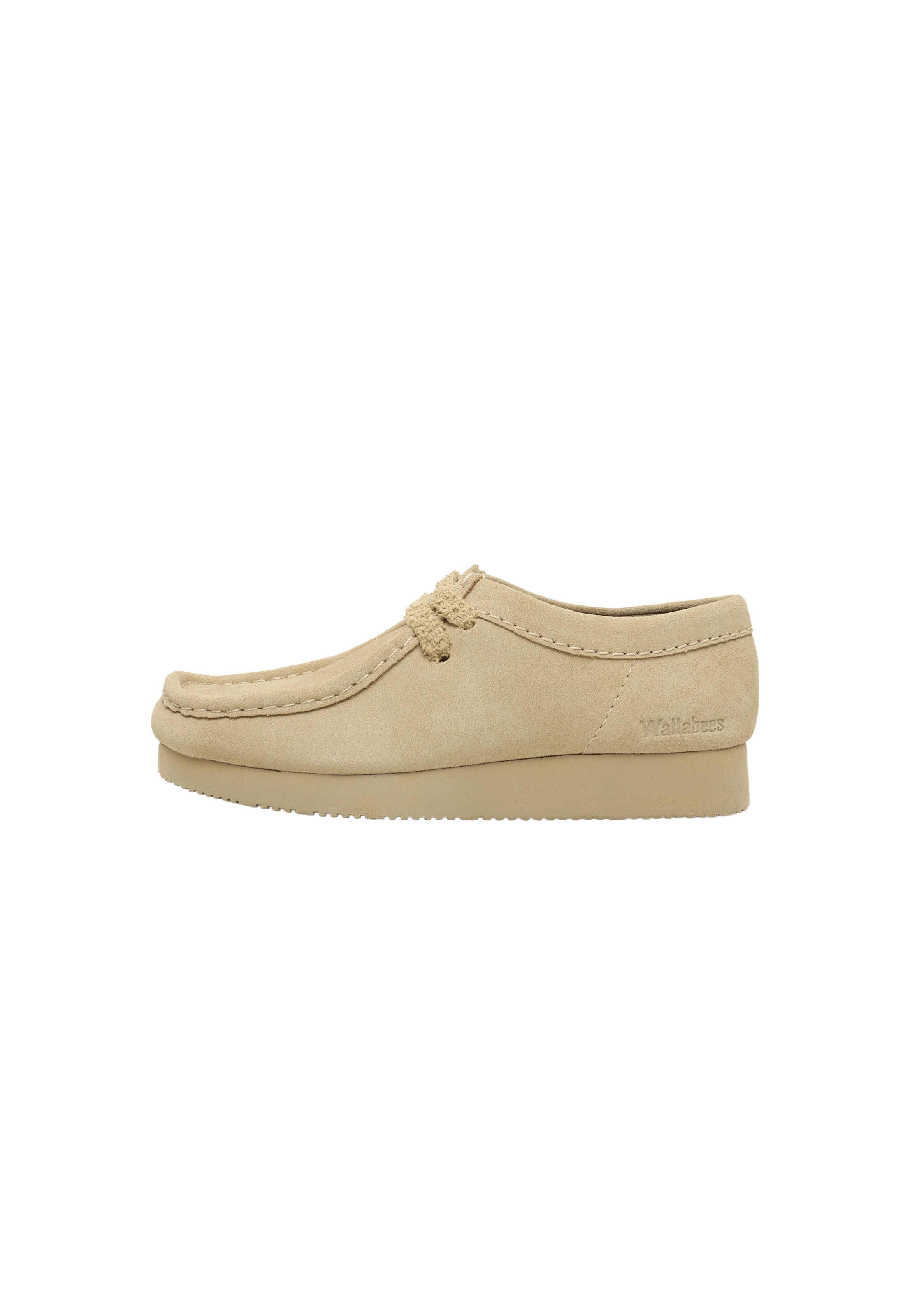 Mocasini 'Wallabee Lite' de la Clarks Originals pe portocaliu: față