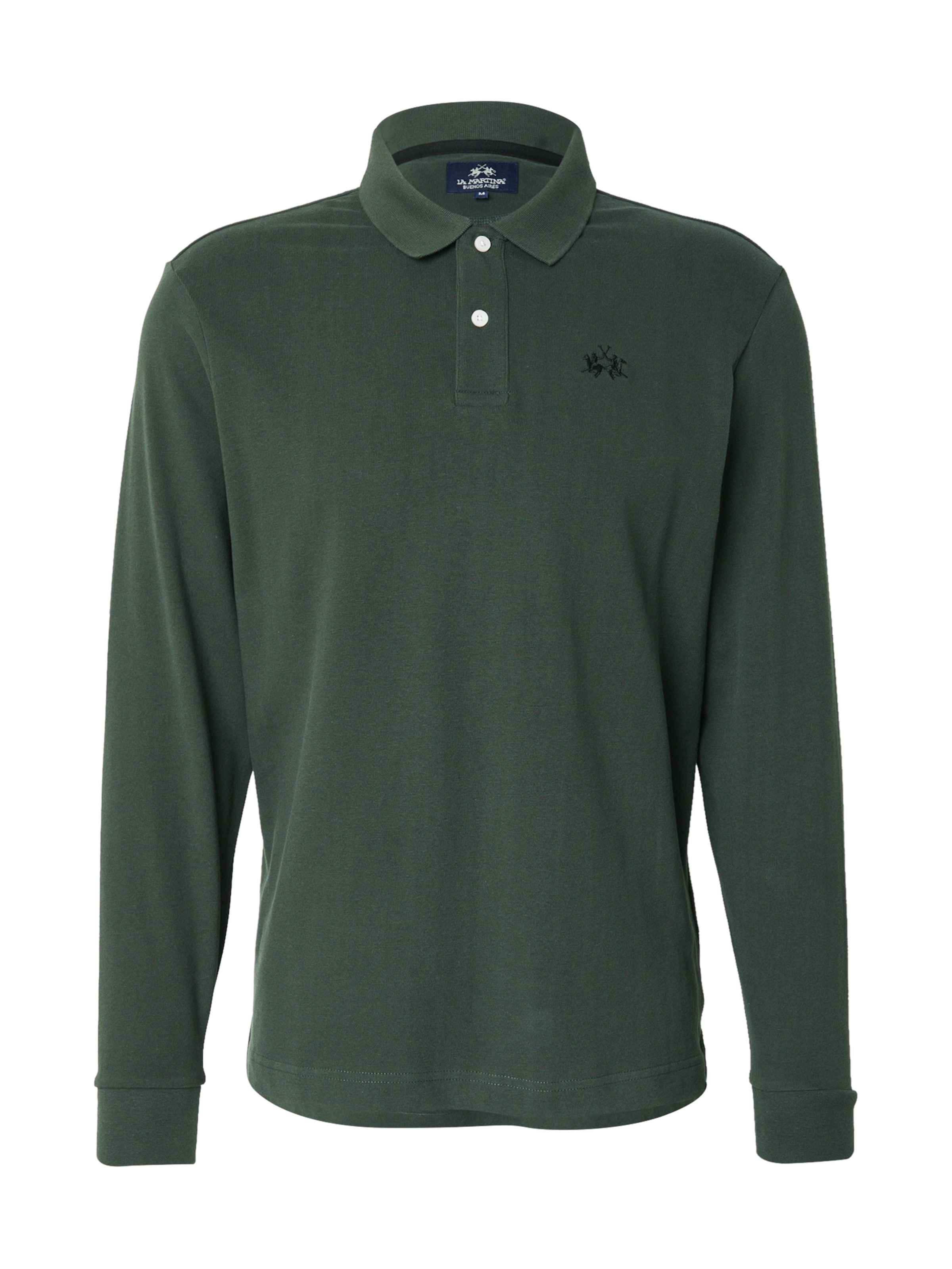 La Martina T-shirt 'XMP004' i grön: framsida