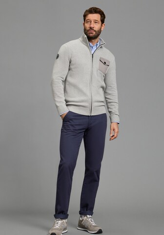 Man's World Knit Cardigan in Grey