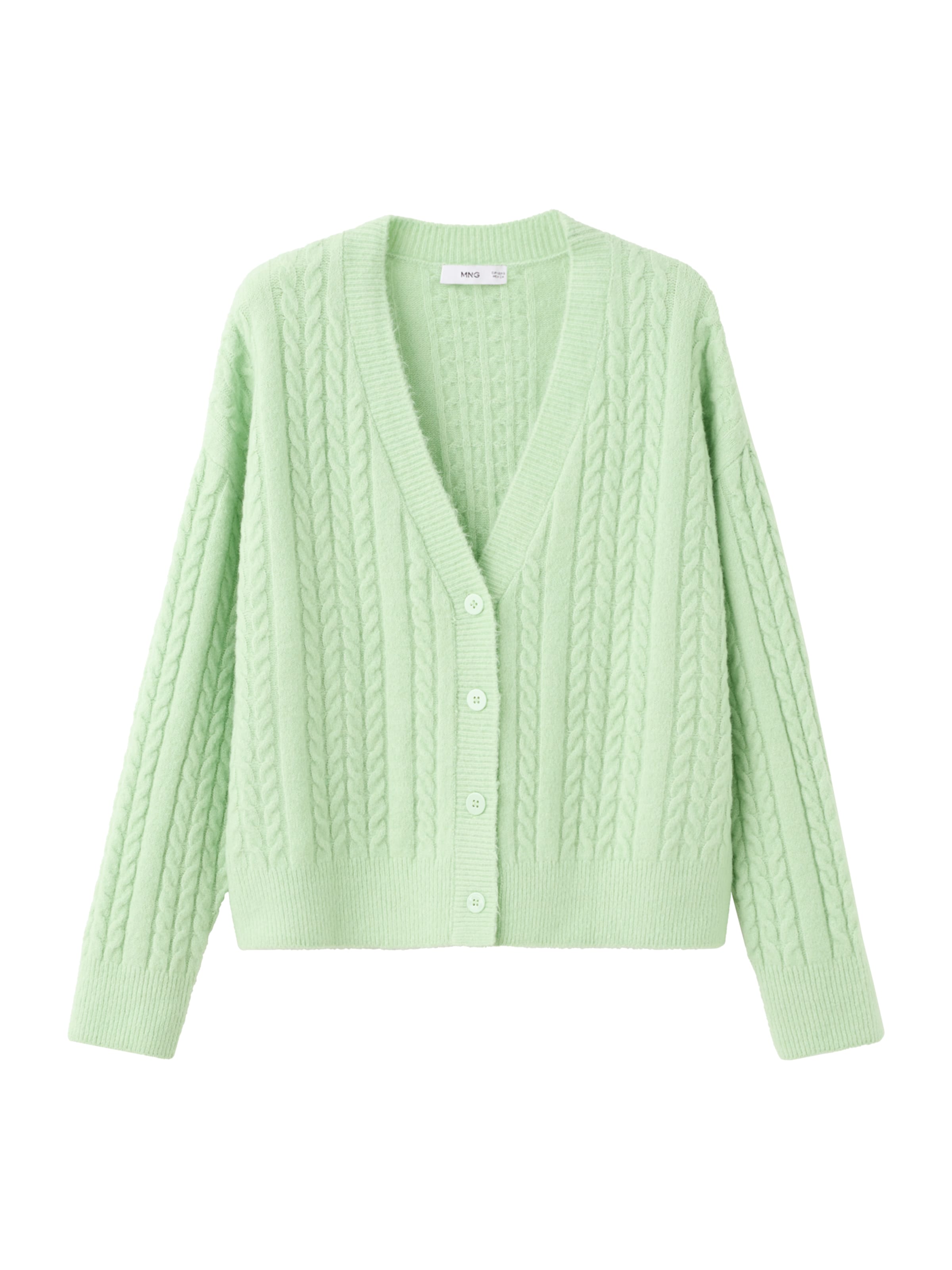 MANGO Strickjacke 'Talcore' in mint, Produktansicht
