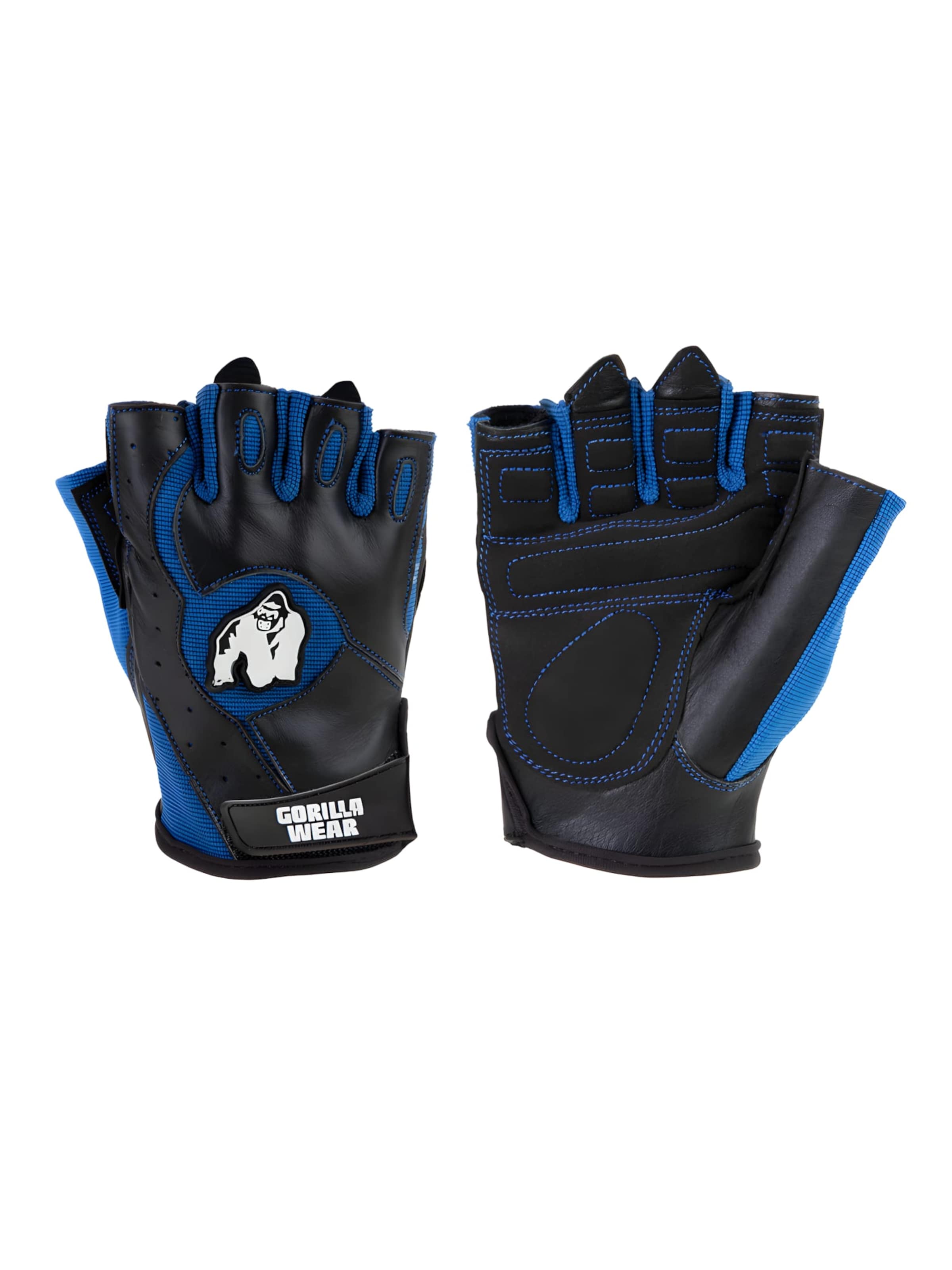 Gants de sport 'Mitchell' Gorilla Wear en bleu : devant
