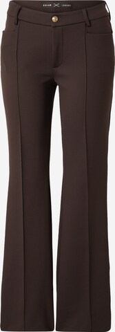 évasé Pantalon à plis 'DREAM' MAC en marron : devant