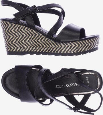 MARCO TOZZI Sandals & High-Heeled Sandals in 36 in Black: front