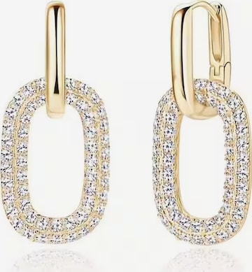 ROUGEMONT Jewellery Ohrringe 'Glamour Creolen Ohrringe Zweiteilig' in Gold: Vorderseite