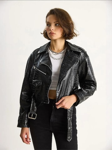 Veste mi-saison Bianco Lucci en noir