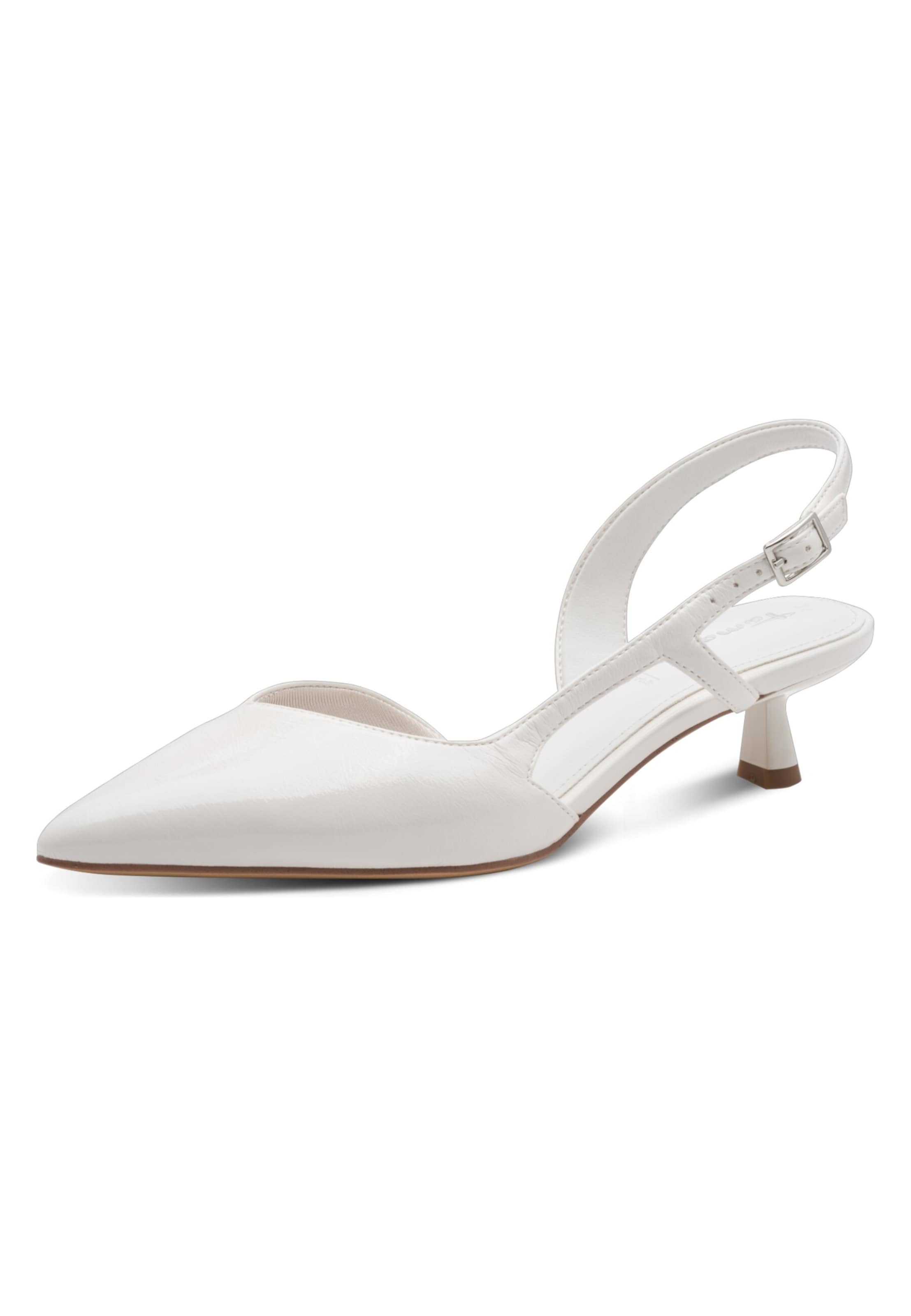 Tamaris Slingpumps in de kleur Wit, Productweergave