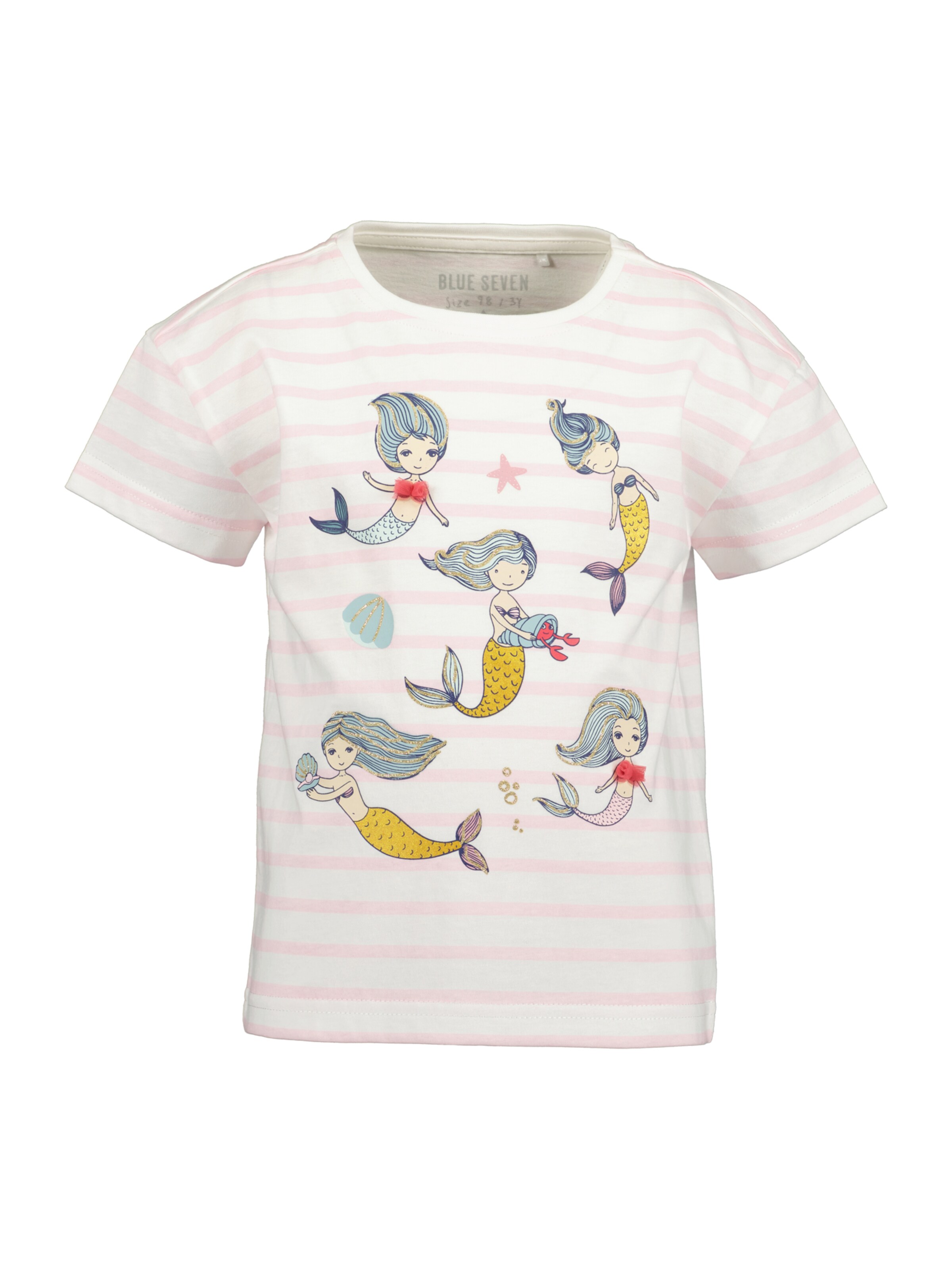 BLUE SEVEN - Camiseta en blanco: frente