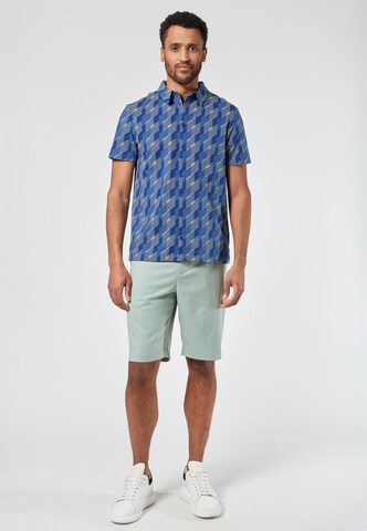4funkyflavours - Ajuste regular Camisa 'it RunsThrough Me' en azul