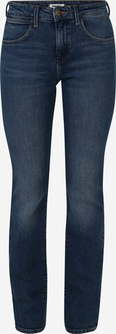 WRANGLER גזרת סלים ג'ינס בכחול: מלפנים