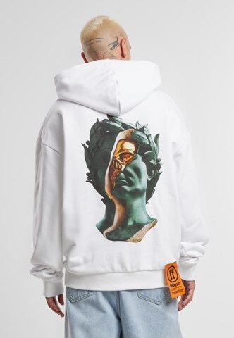 Forgotten Faces Sweatshirt 'Caesar' in Weiß: Vorderseite