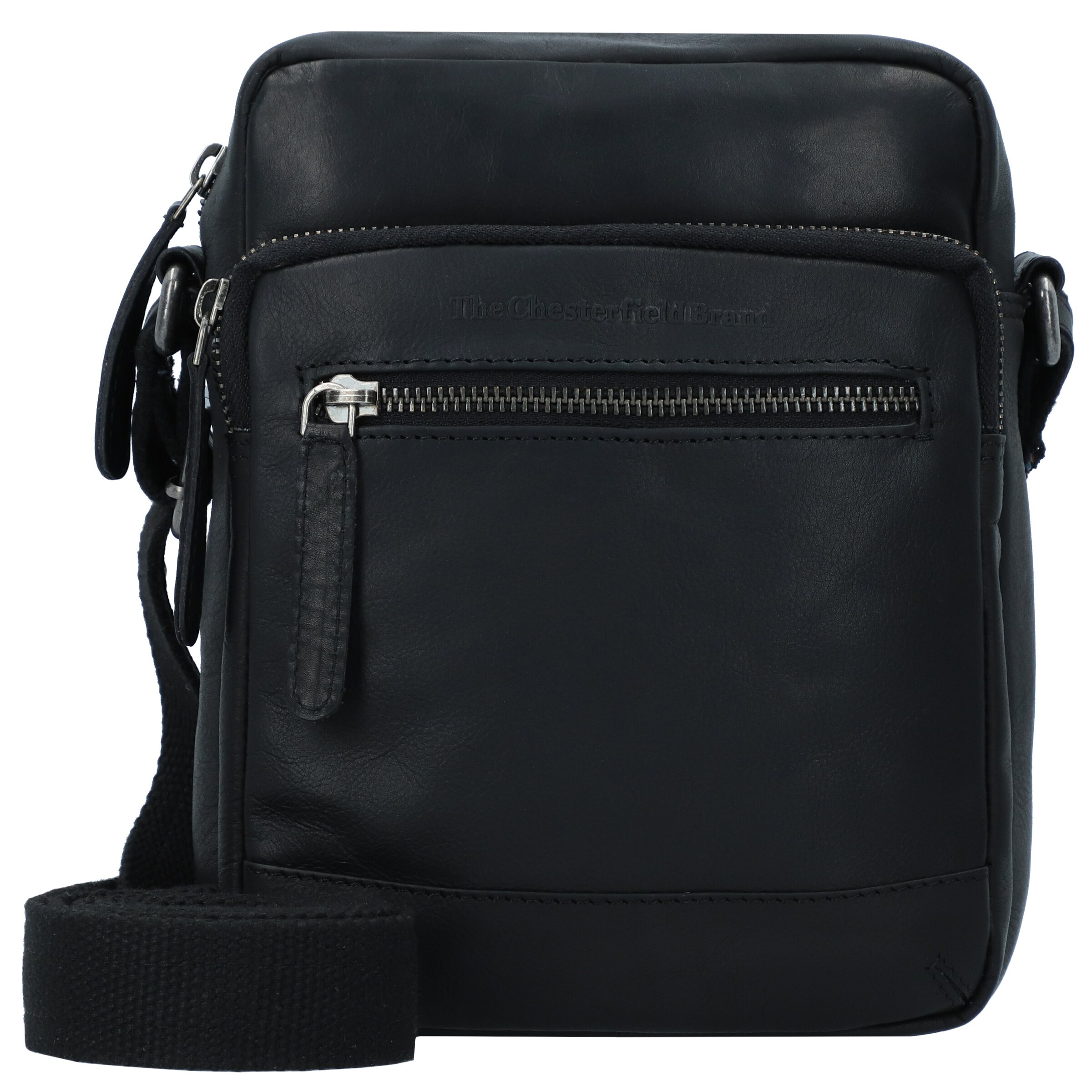 The Chesterfield Brand Crossbody Bag in Black: front