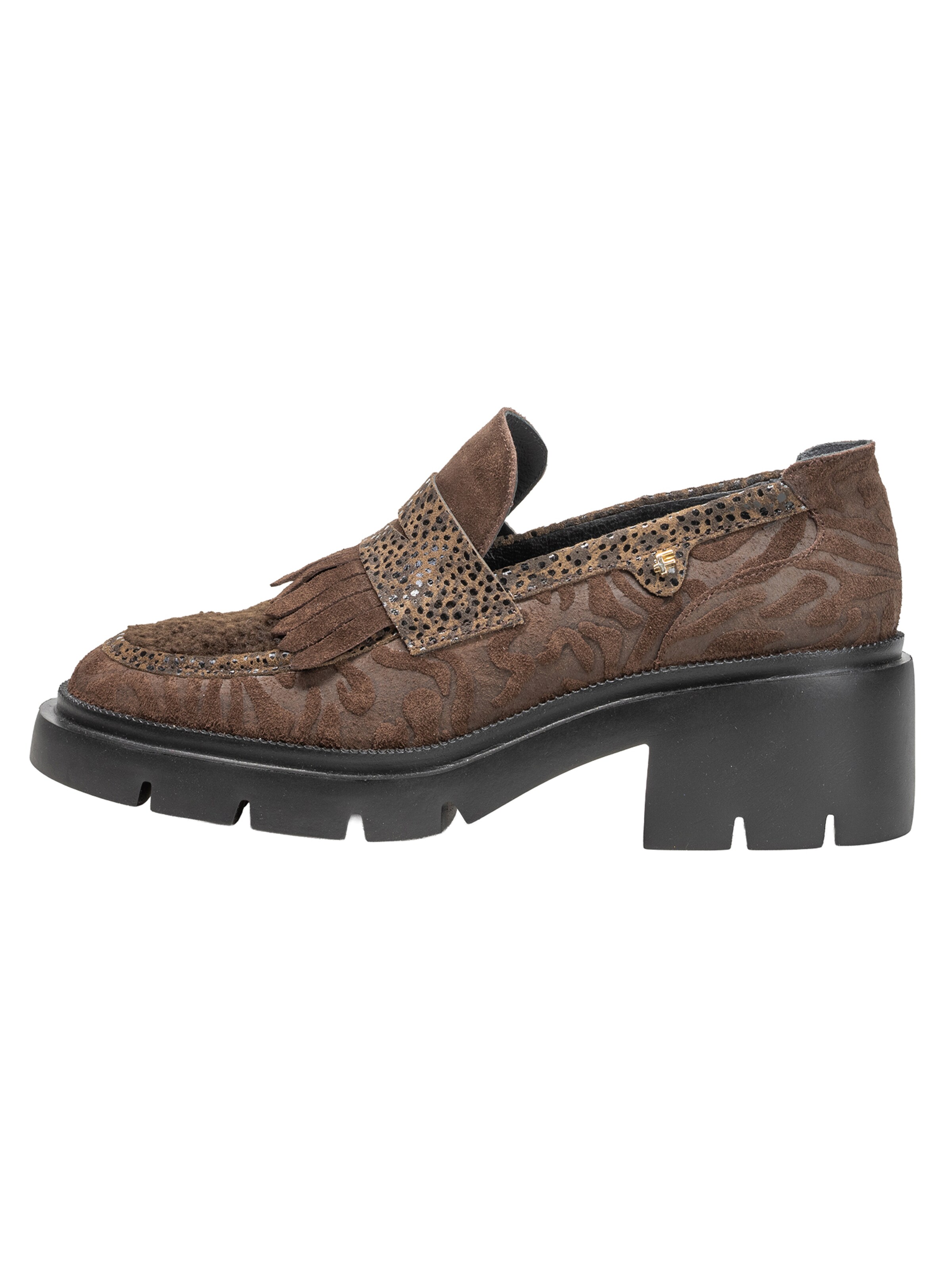 Floris van Bommel Slipper 'Maddi 02' in Braun: Vorderseite