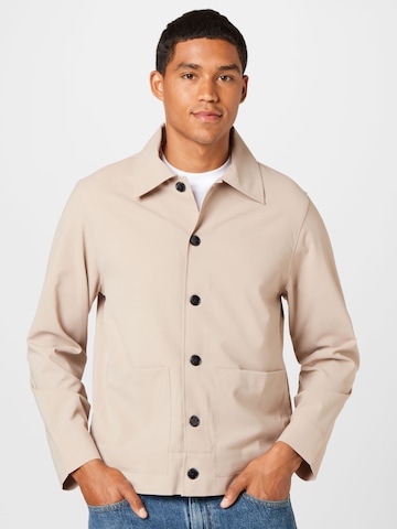 Libertine-Libertine Regular fit Button Up Shirt 'Spider' in Grey: front