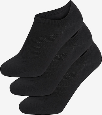 Next Socken in Schwarz: Vorderseite