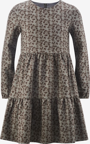 Rochie de la happy girls pe gri: față