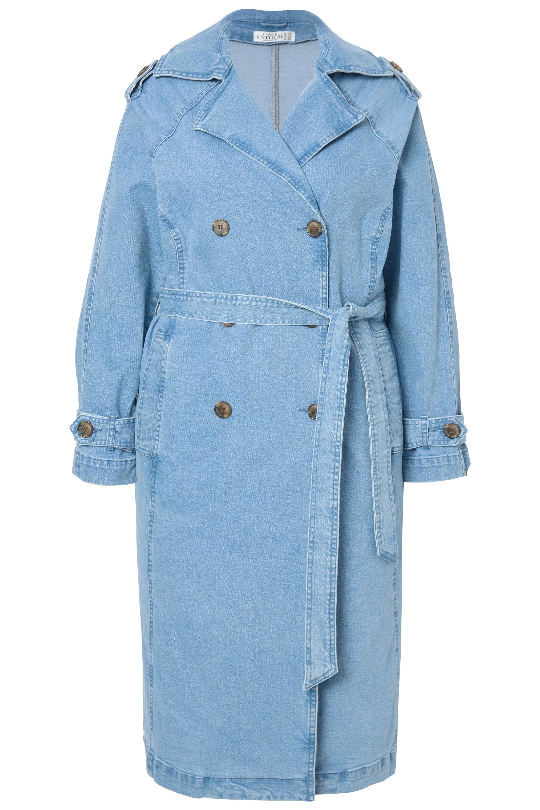 Studio Untold Tussenmantel in Blauw: voorkant
