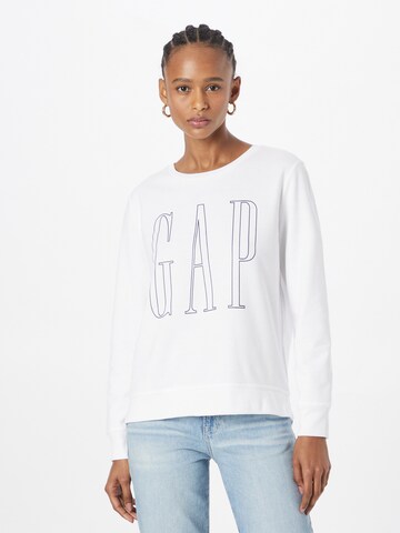 GAP Sweatshirt in Wit: voorkant