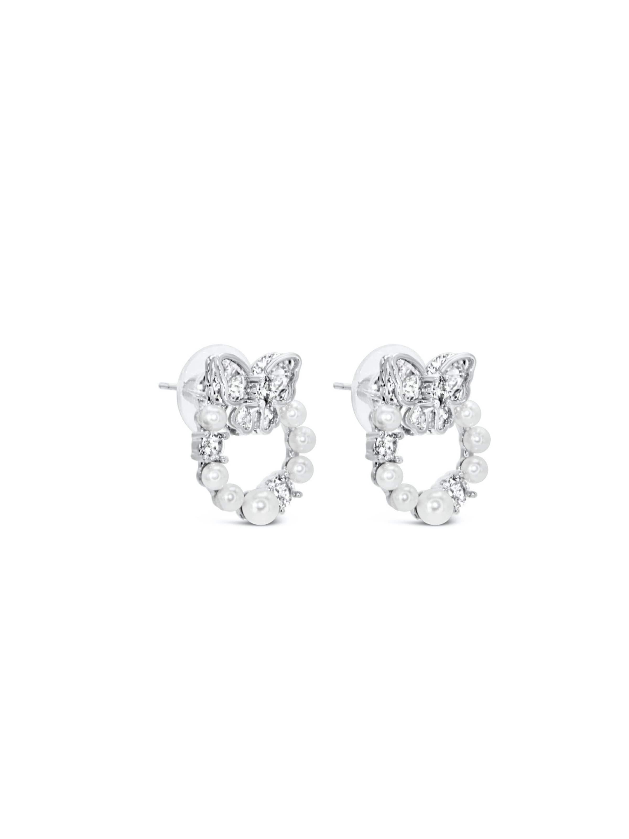 ARS-ARGENTI Earrings 'BABE' in White: front