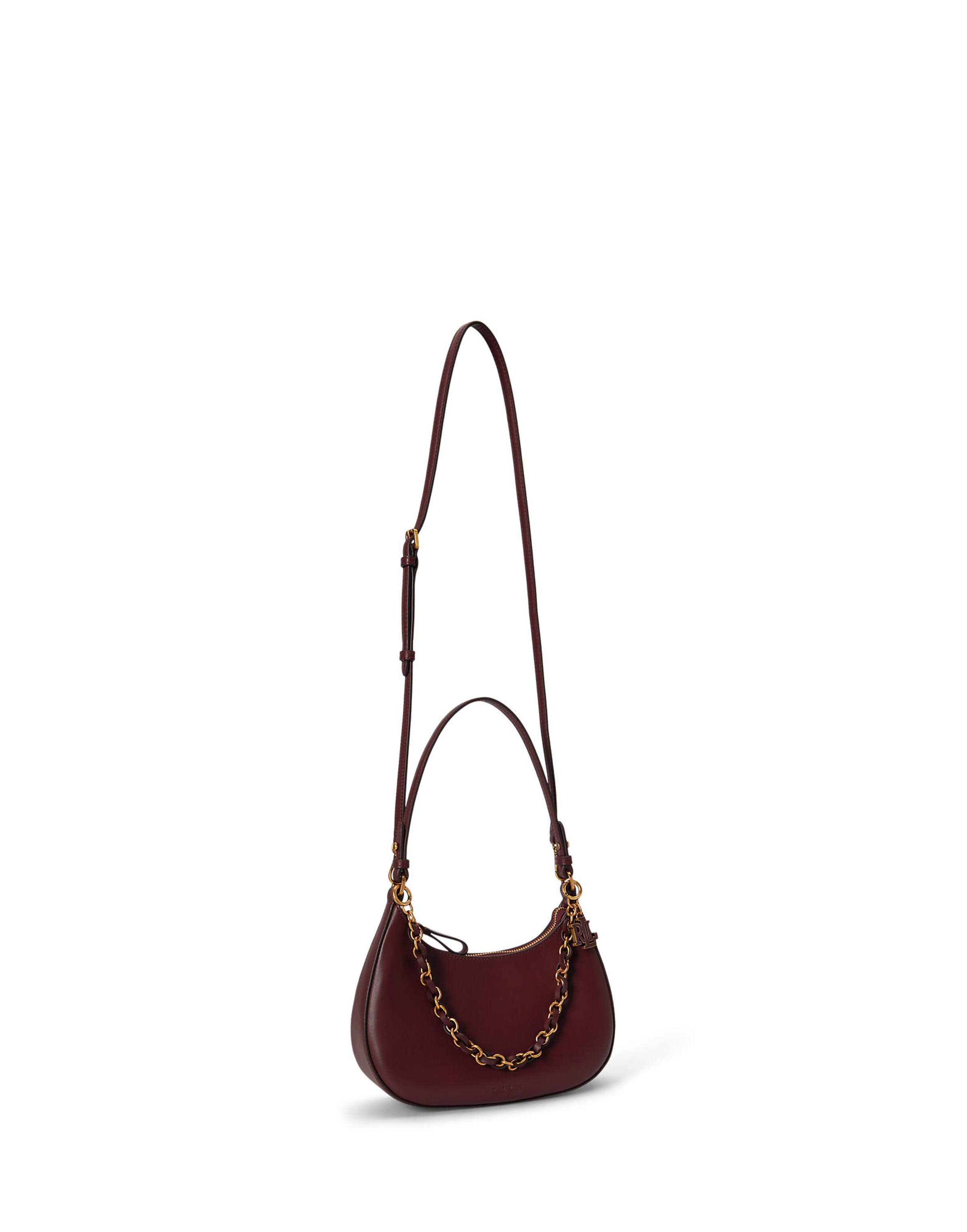 Borsa a spalla di Lauren Ralph Lauren in rosso