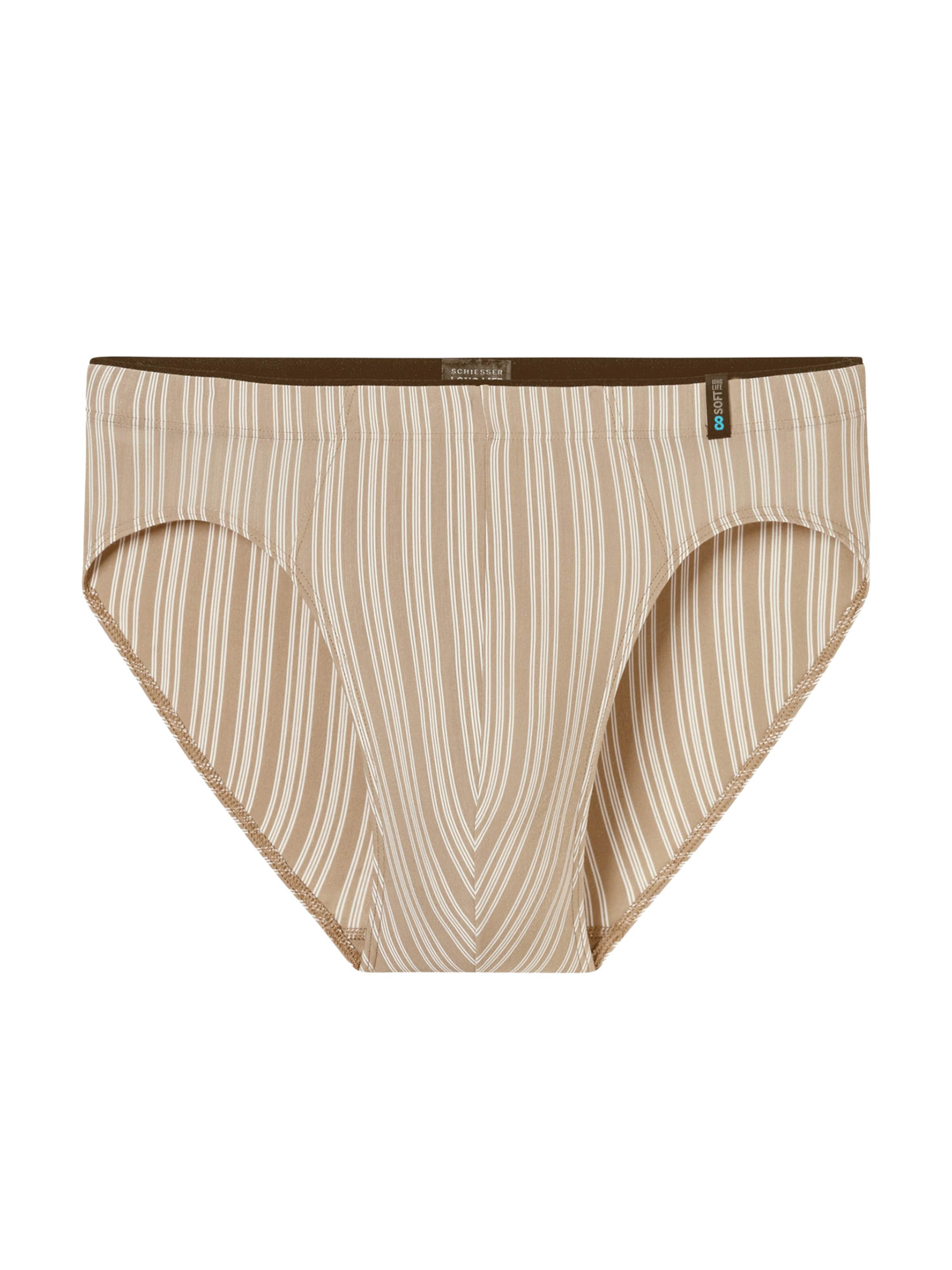 SCHIESSER Slip 'Long Life Soft' in Beige: voorkant