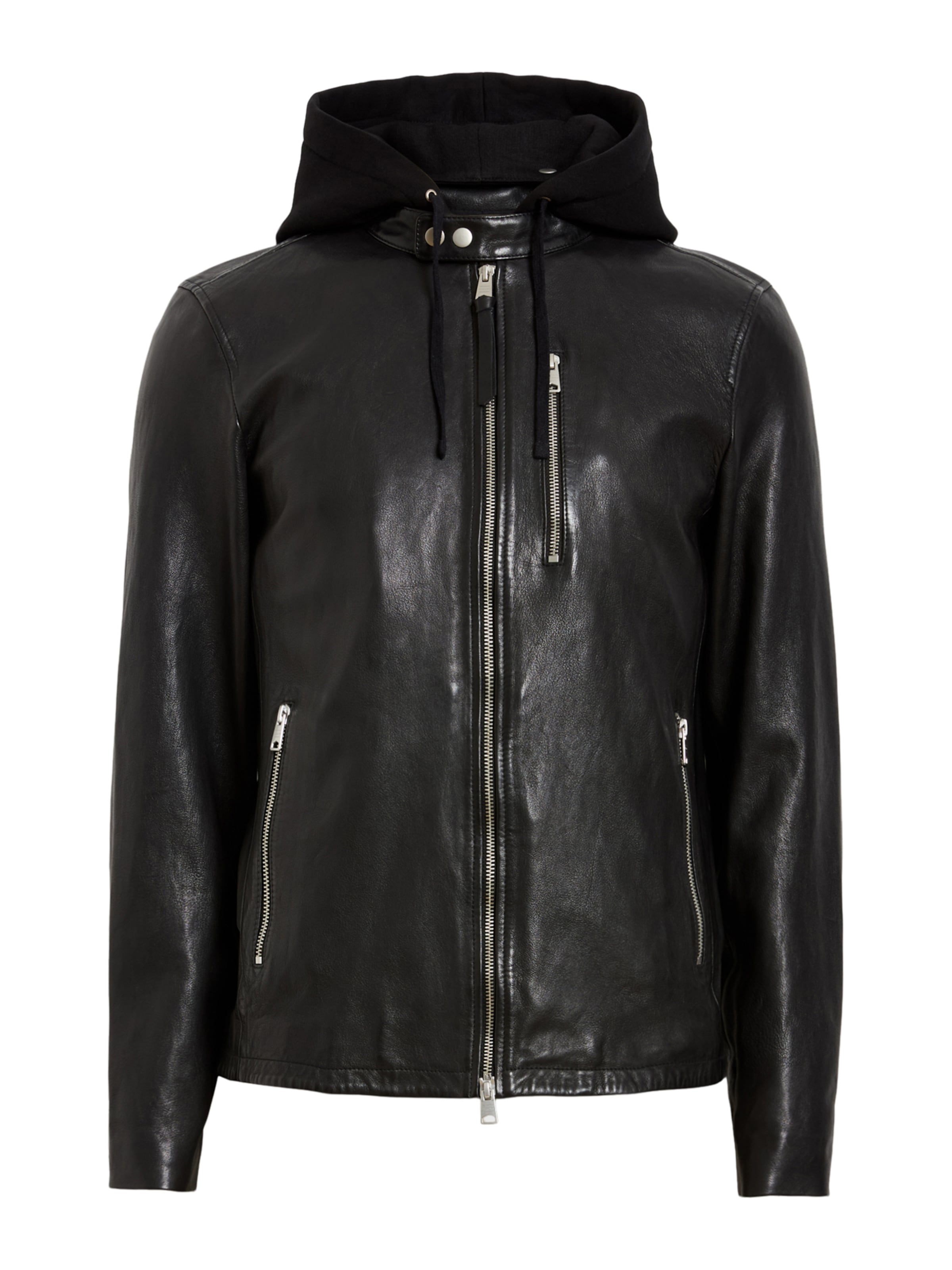 AllSaints Overgangsjakke i sort: forside