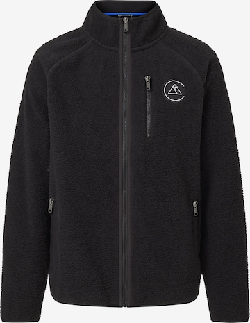 CASH-MERE.CH Fleecetakki värissä musta: etupuoli