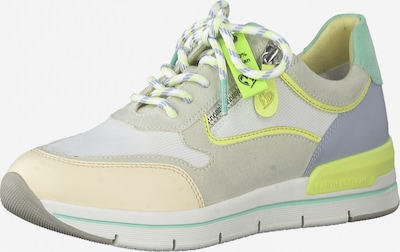 Earth Edition by Marco Tozzi Sneaker in greige / mint / flieder / pastellorange / weiß, Produktansicht